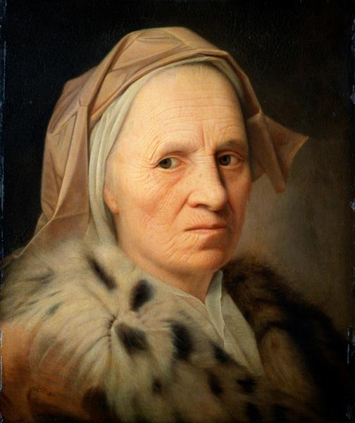 Old Woman ca. 1720 by Balthasar Denner (1685-1749)  Staatliche Kunstsammlungen Dresden Gal Nr 3874